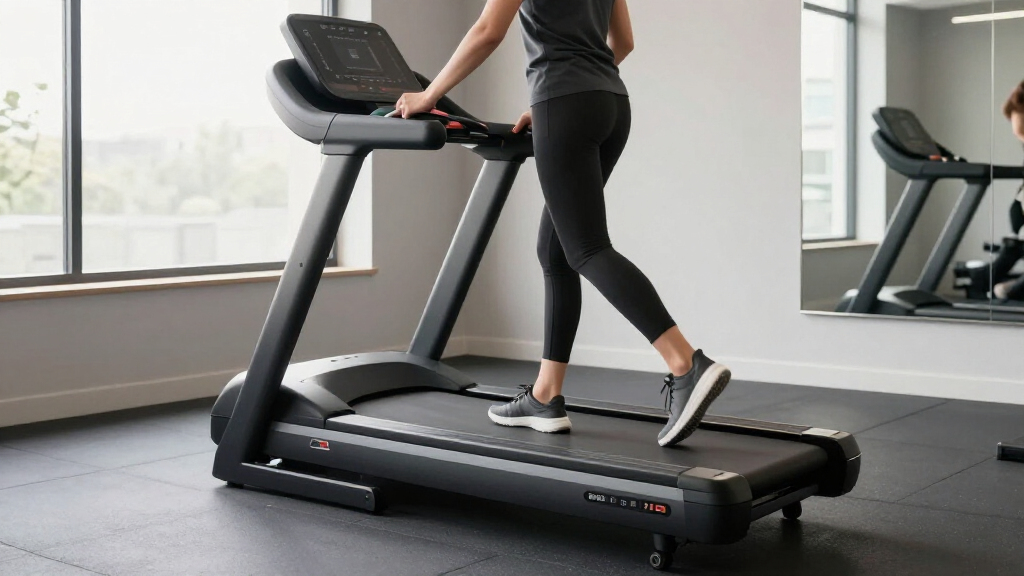 smart treadmill folding high end