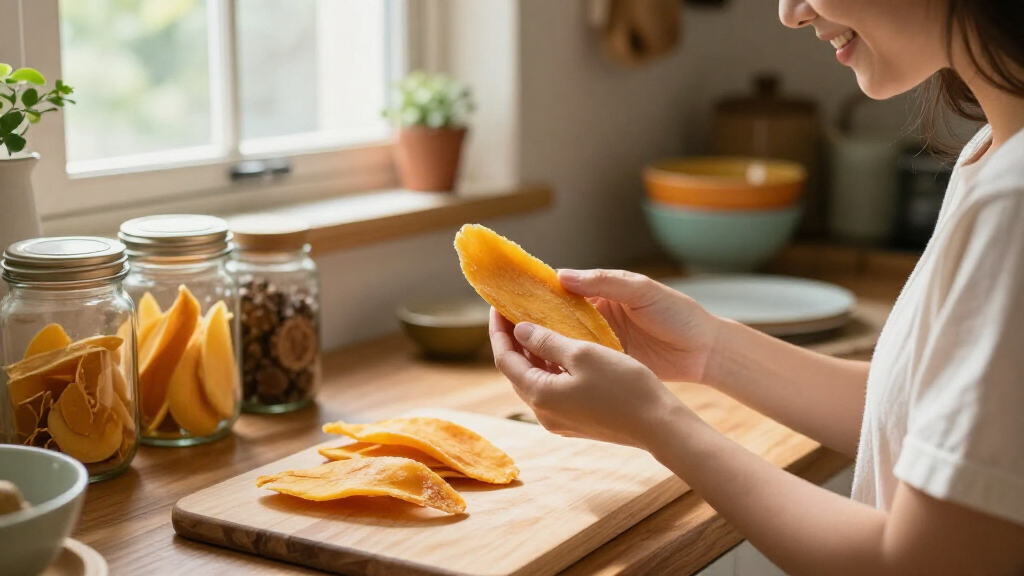 unsulfured dried mango strips