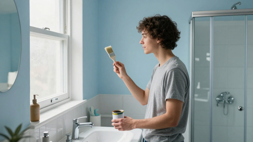 bathroom wall paint