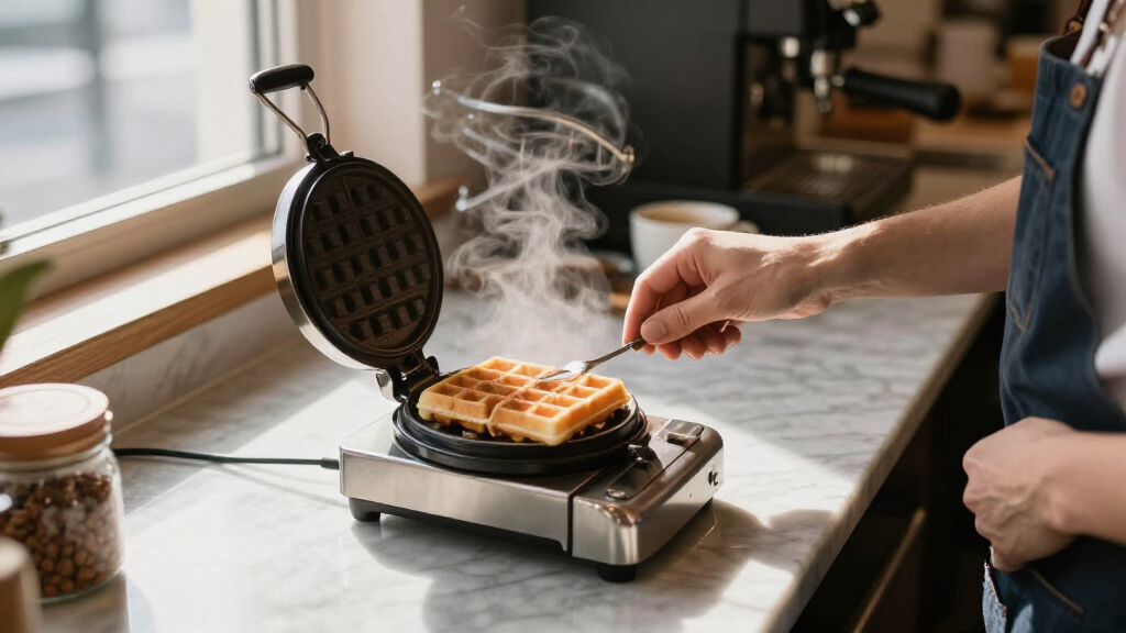 waffle makers coffee shops