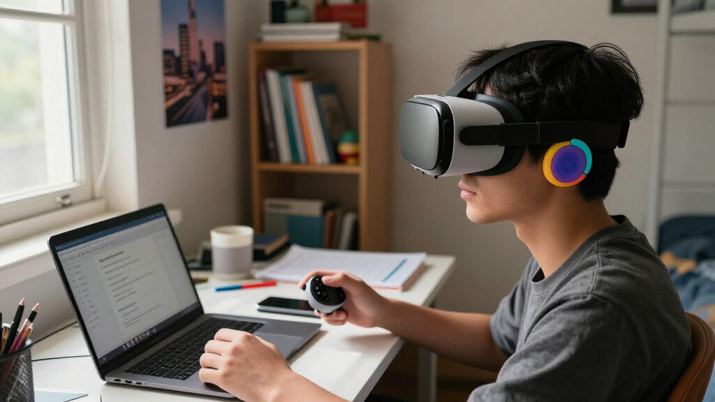 VR headset accessories for students