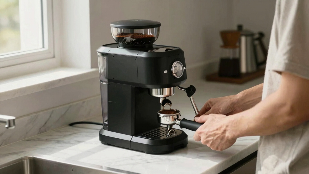 pick espresso machine with built in grinder