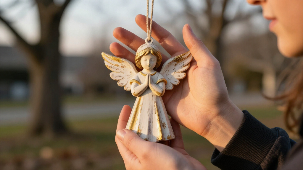 decorative angel sign ornament