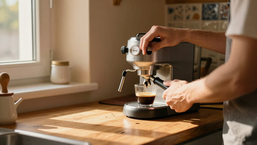 semi automatic espresso machine for home