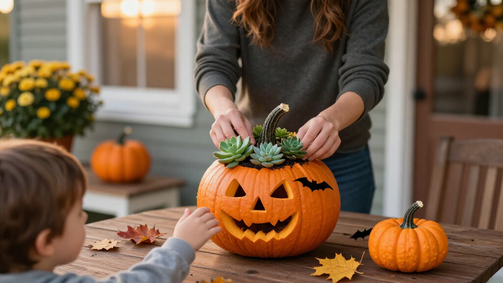 best Halloween succulent decor