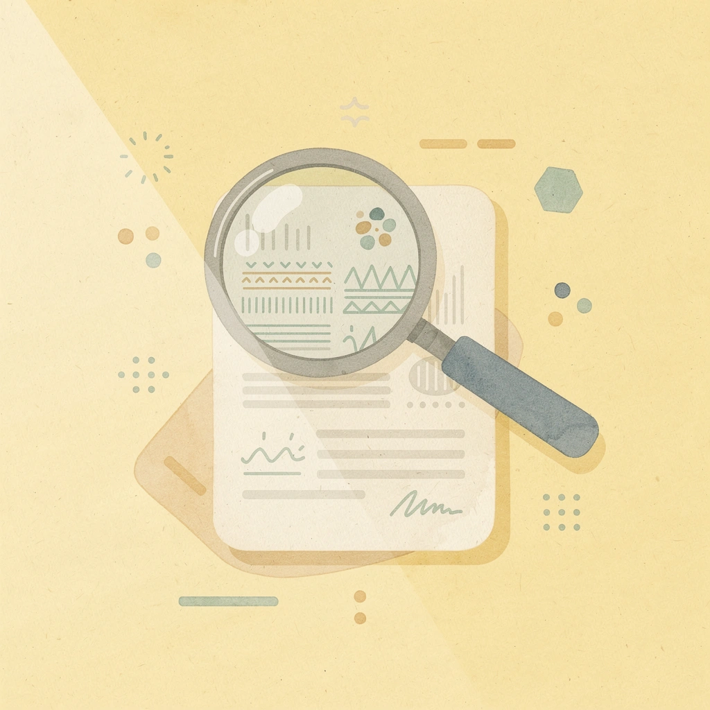 Magnifying glass examining tax documents revealing hidden consequences