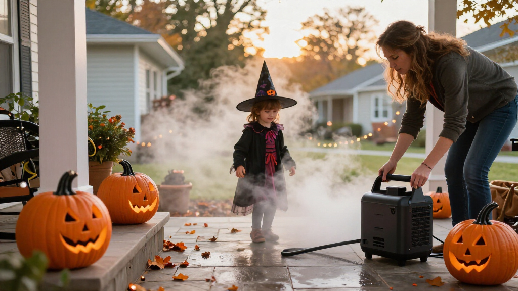 Halloween fog machines