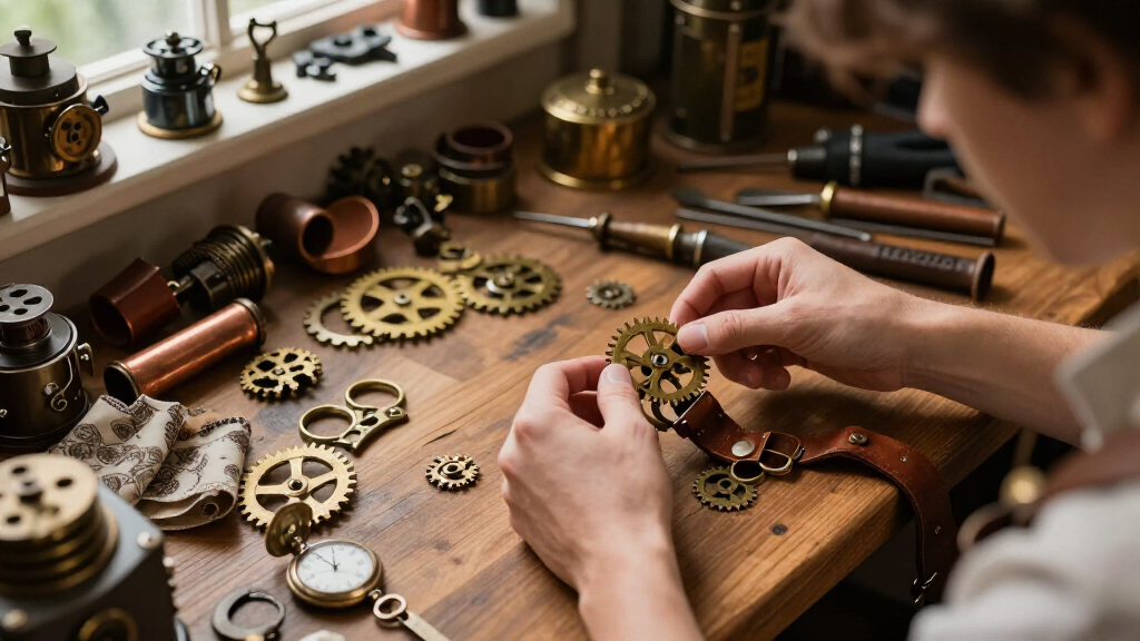 picks for steampunk costume making materials