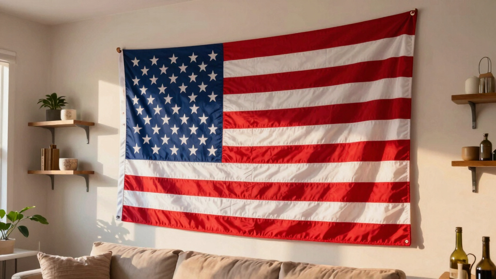 patriotic American flag wall art