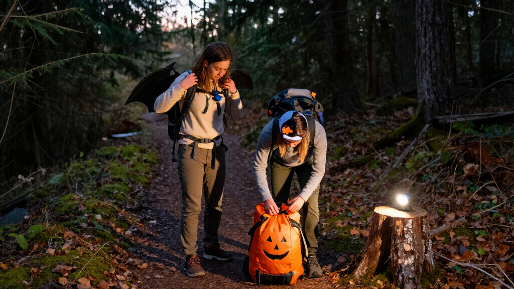 Halloween hiking costumes