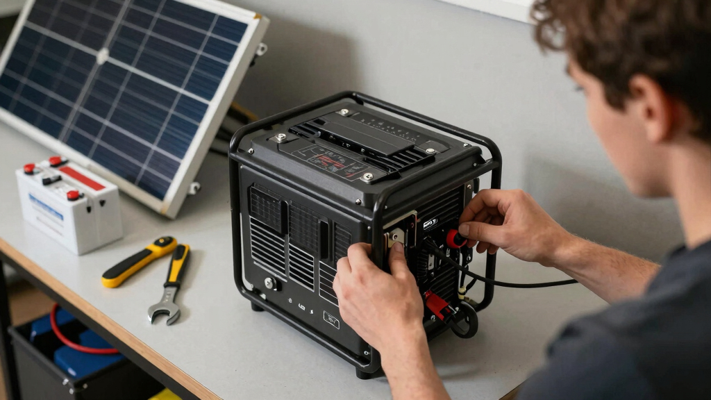 solar-powered backup generators