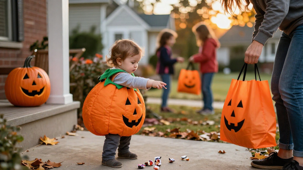 Halloween trick or treat bags for toddlers