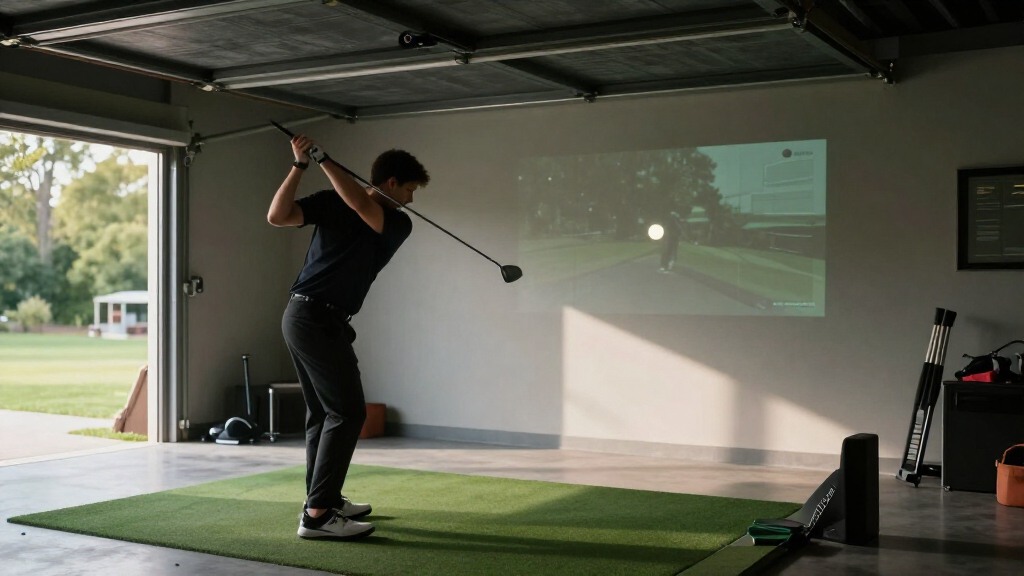 best golf impact screen kit for garage