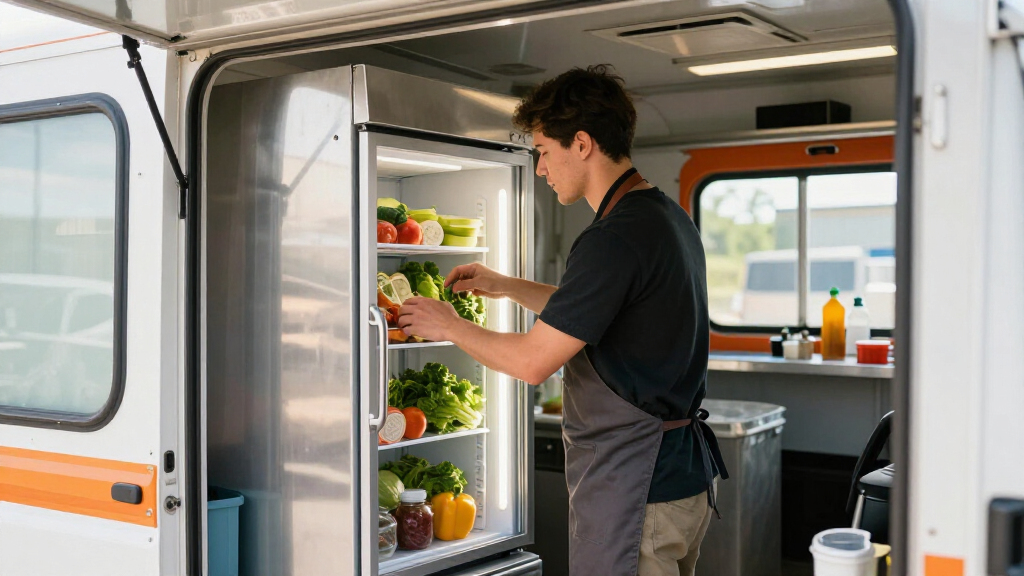best upright commercial freezers for food trucks