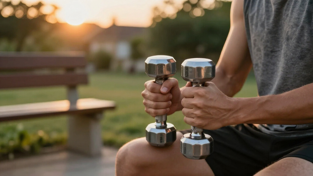 compact adjustable dumbbells