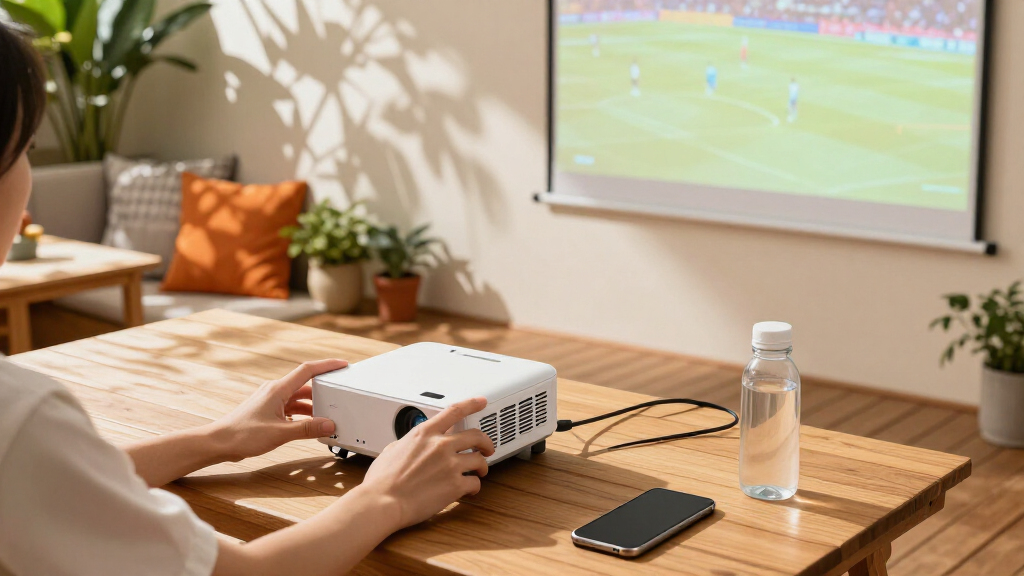 best projector for daytime patio sports