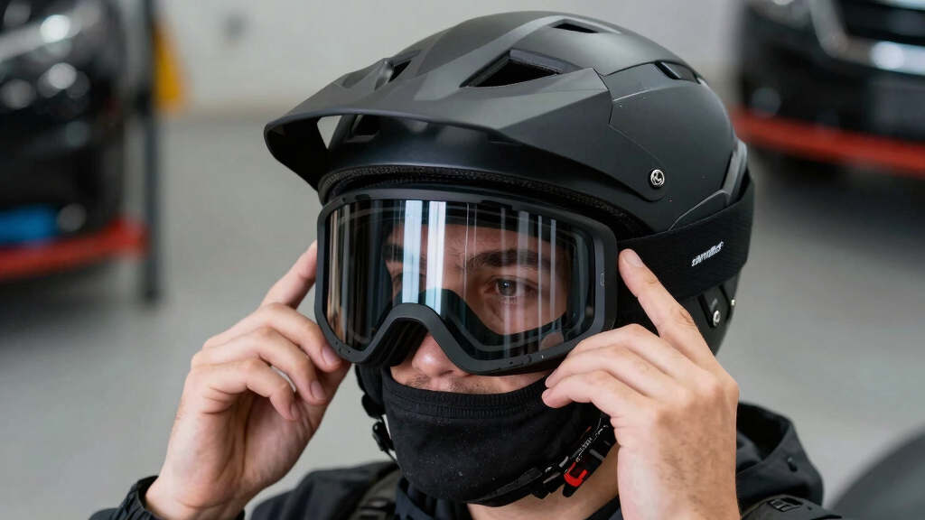 adventure helmet with photochromic visor