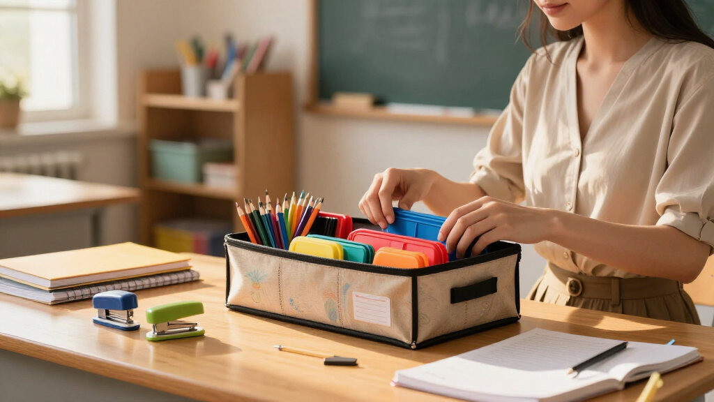 school supplies organizers