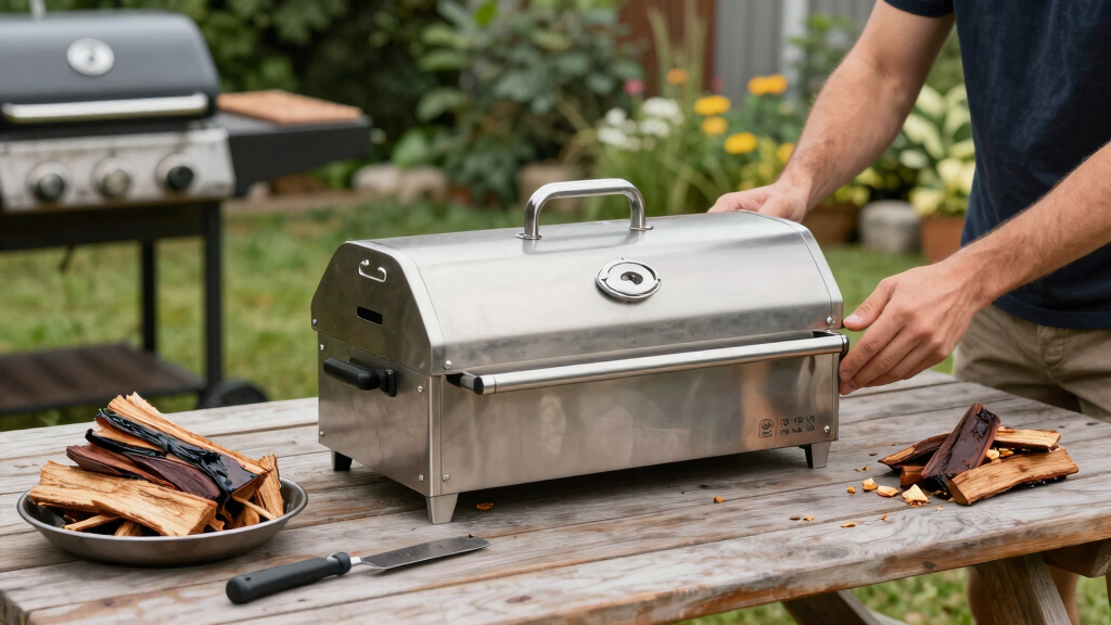 outdoor BBQ smoker boxes