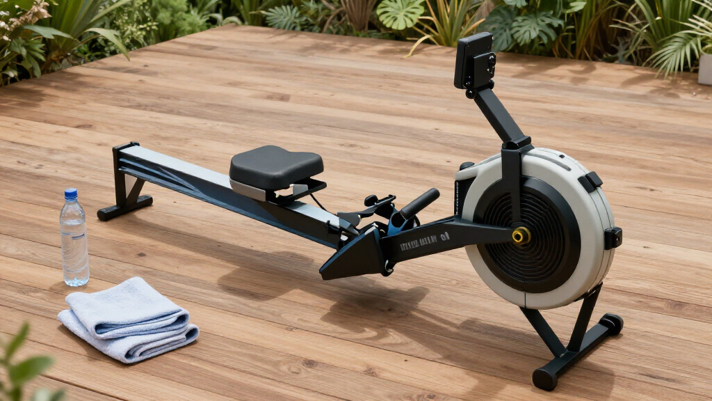 magnetic rowing machine quiet high end