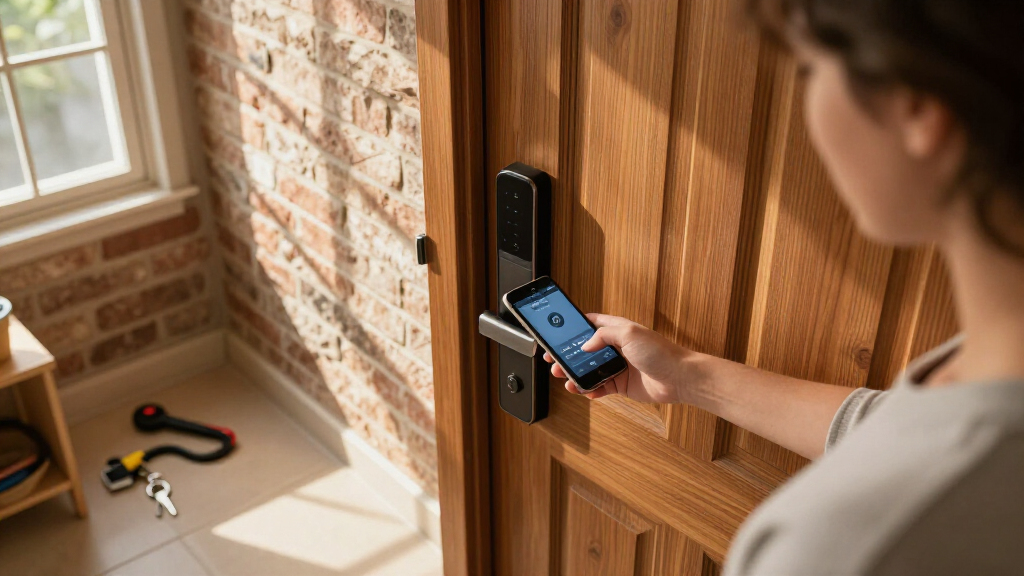 smart door lock for rental property