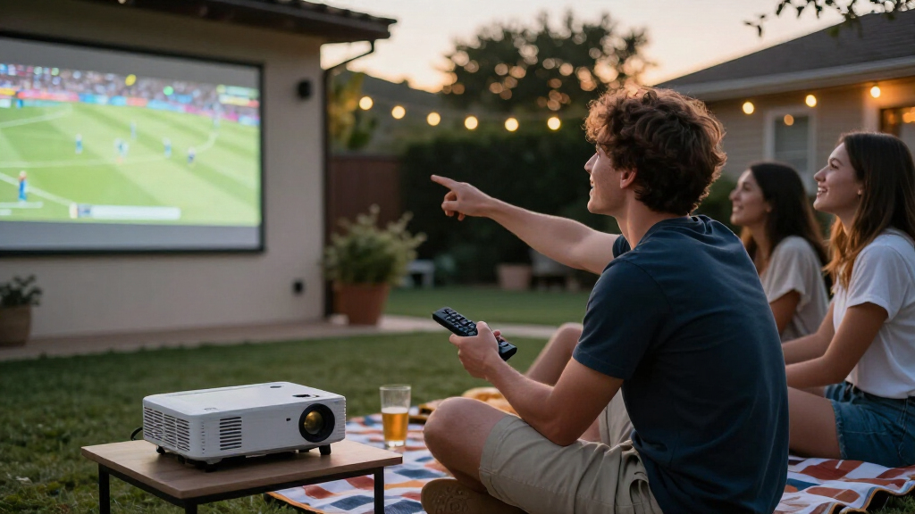 best large screen projector for watch parties