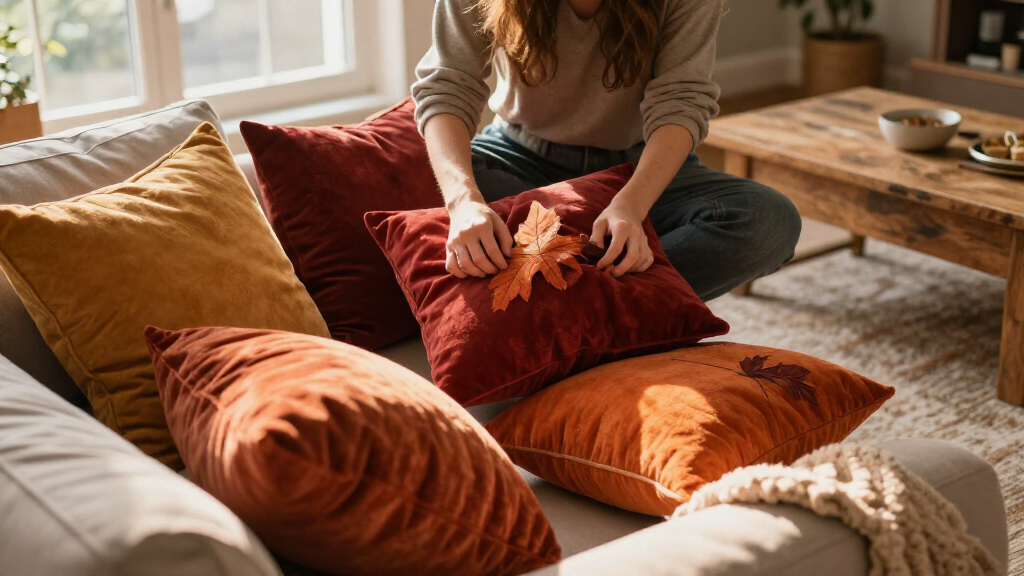 fall decorative throw pillows