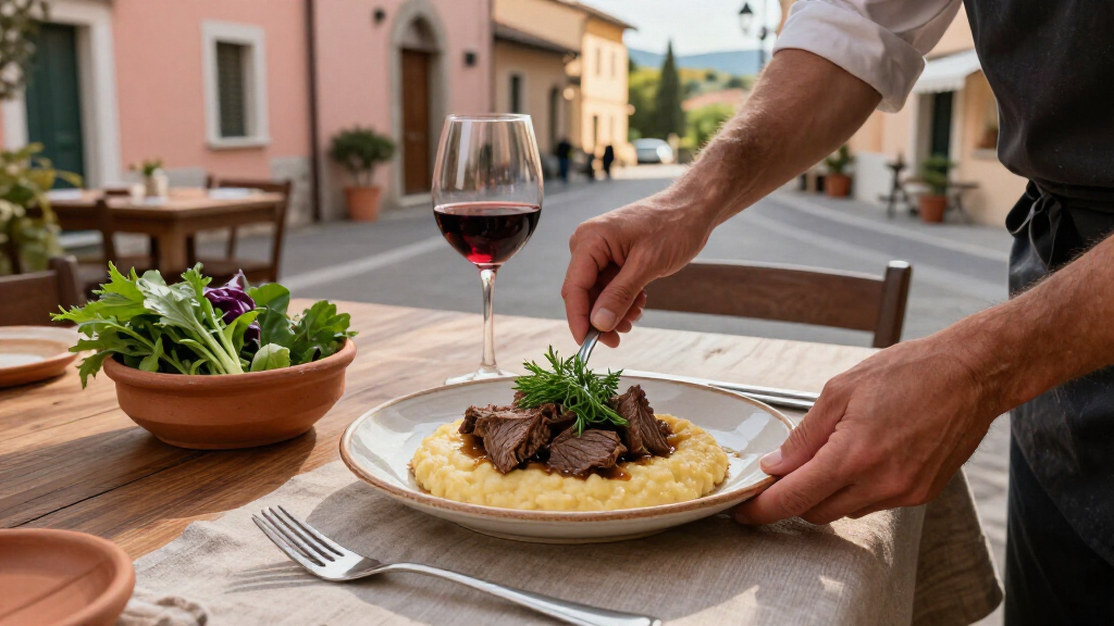 Serve the Beef with Polenta and Something Fresh