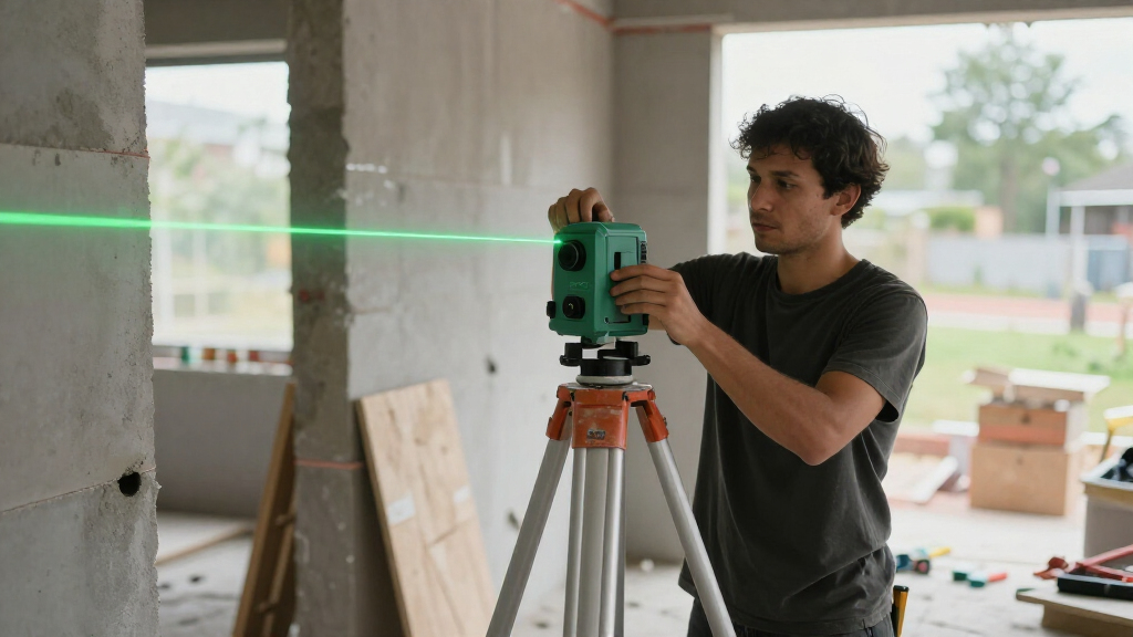 laser level self leveling green