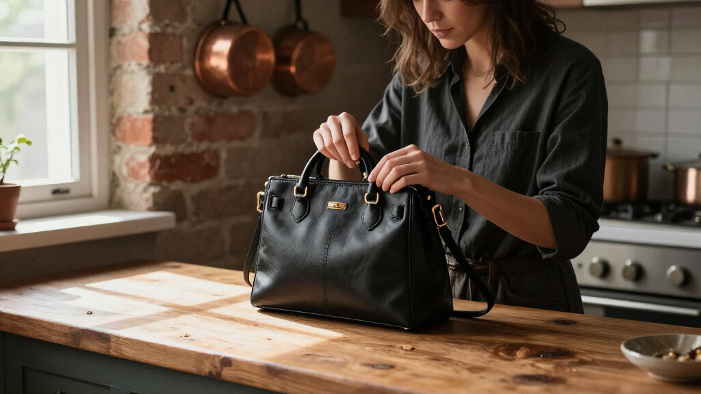 stylish women's leather handbags