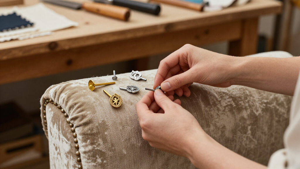 styles of upholstery nails and tacks for decoration