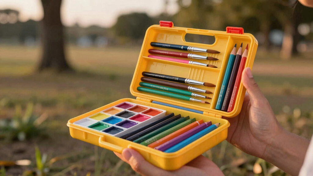 portable art supply cases