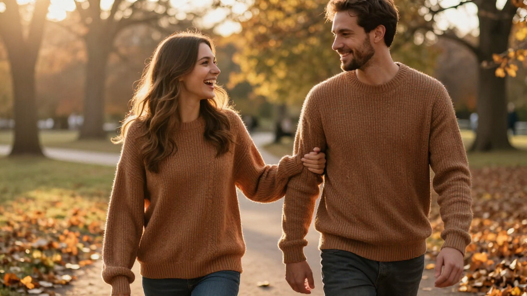 couples matching fall sweaters