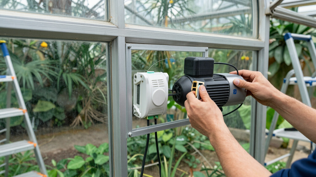 best electric greenhouse vent openers