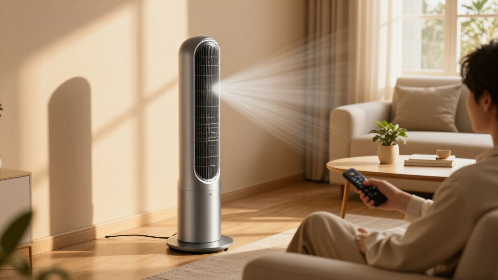 smart oscillating tower fans