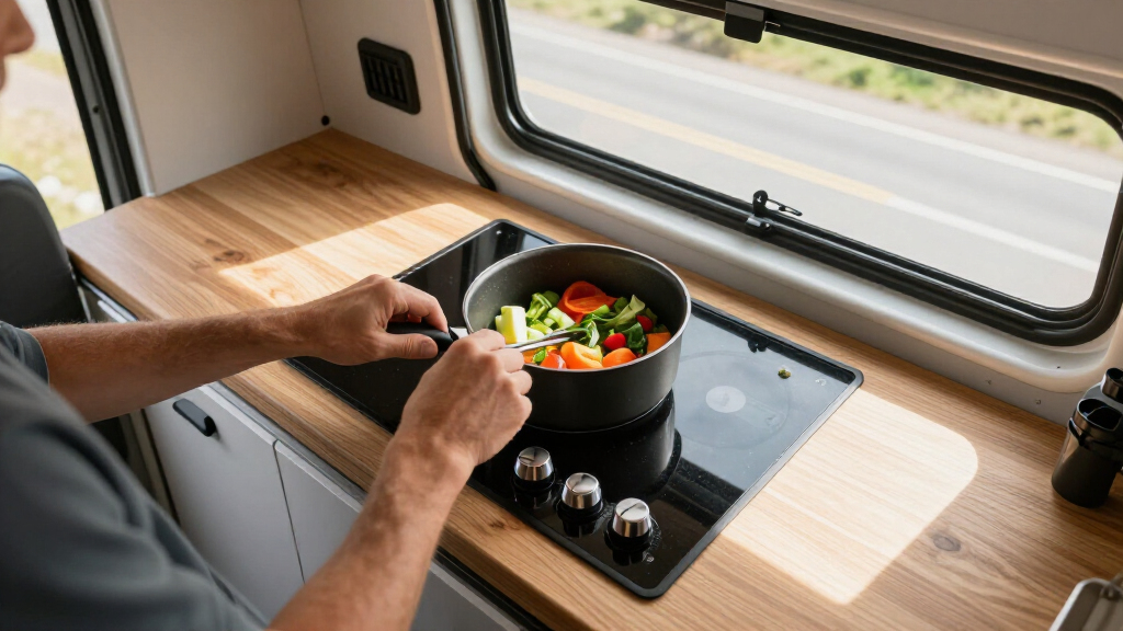 best Ford Transit built-in cooktop systems