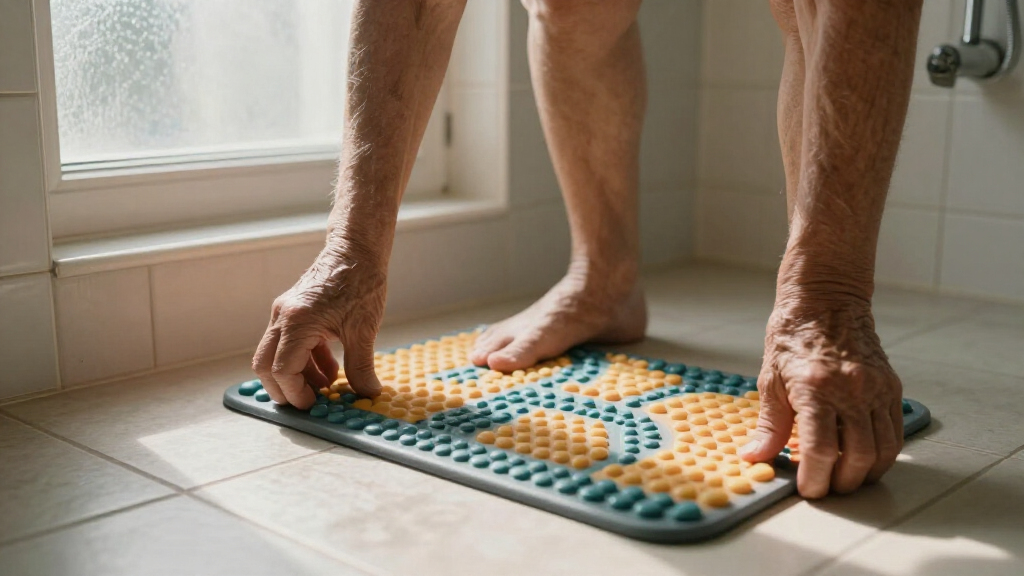 non slip shower mats for elderly