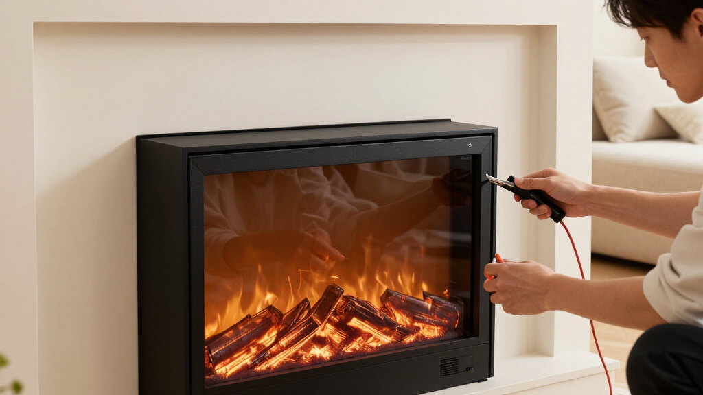 premium electric fireplace insert 50 inch