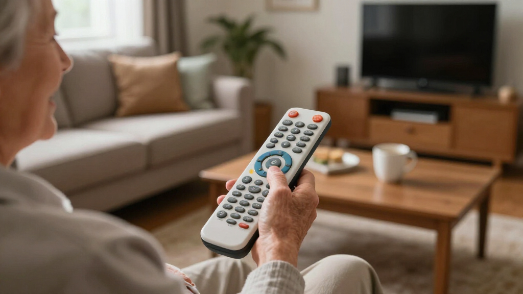 large button remote controls for seniors