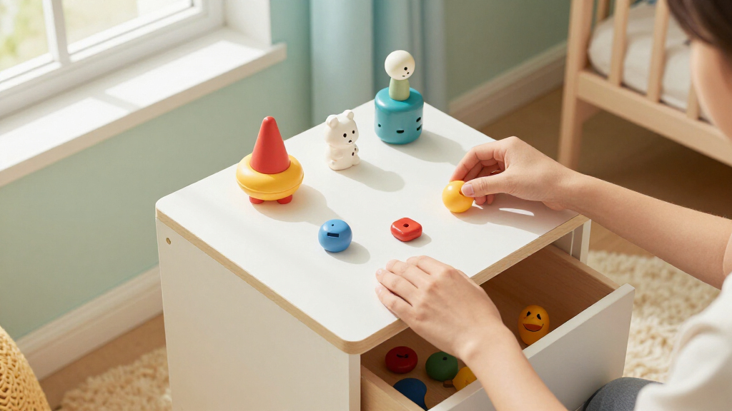 best nursery side tables with storage