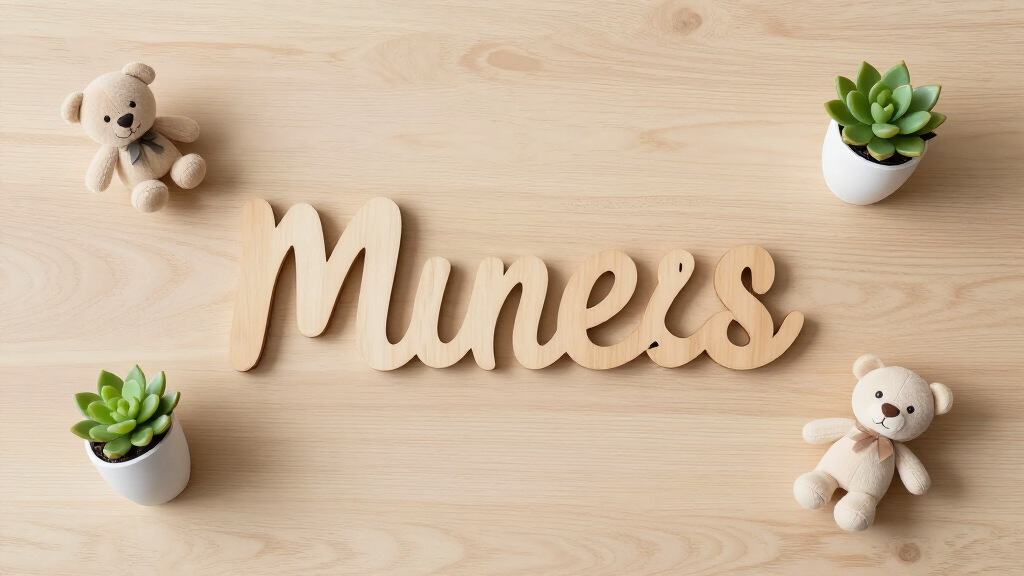 best heirloom-quality nursery name wall decor