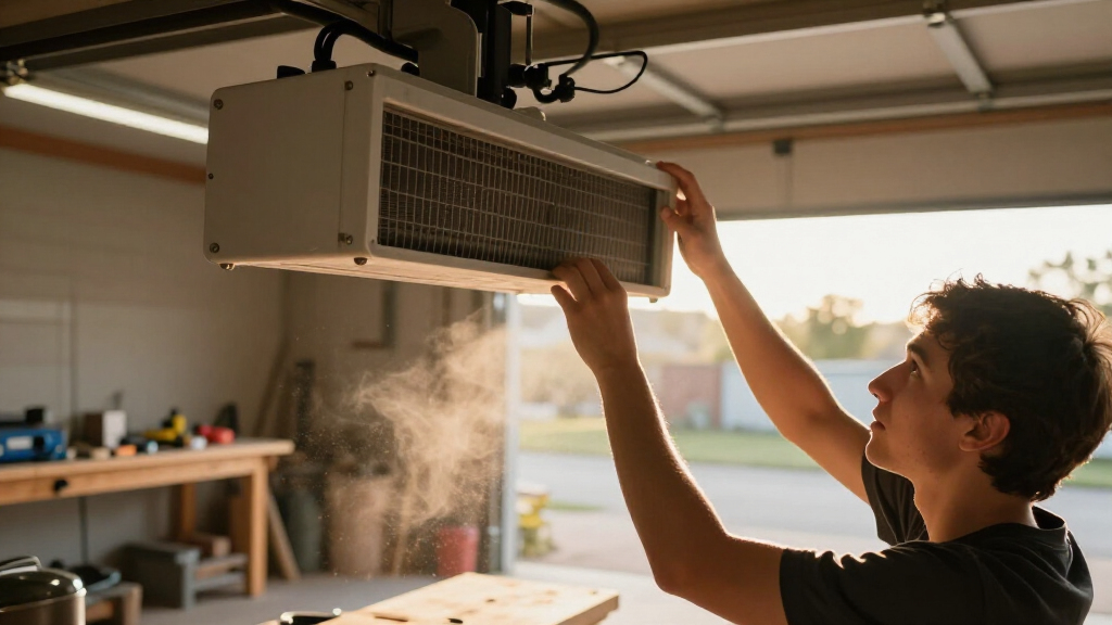 air filtration system for garage workshop