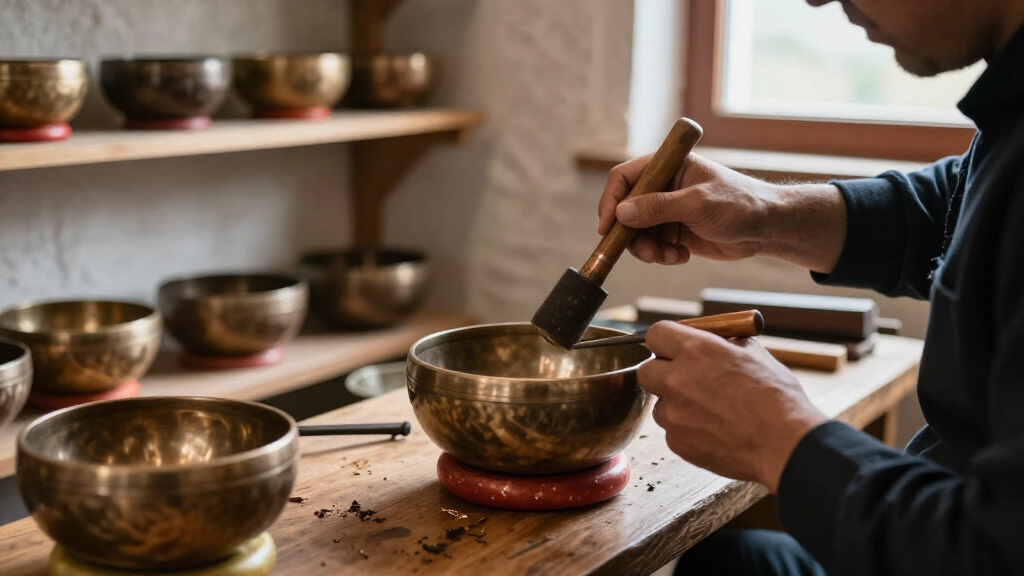 best Tibetan singing bowl handcrafted