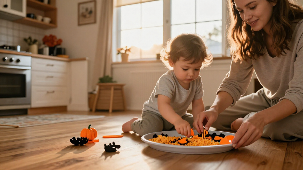 Halloween sensory play kits for toddlers