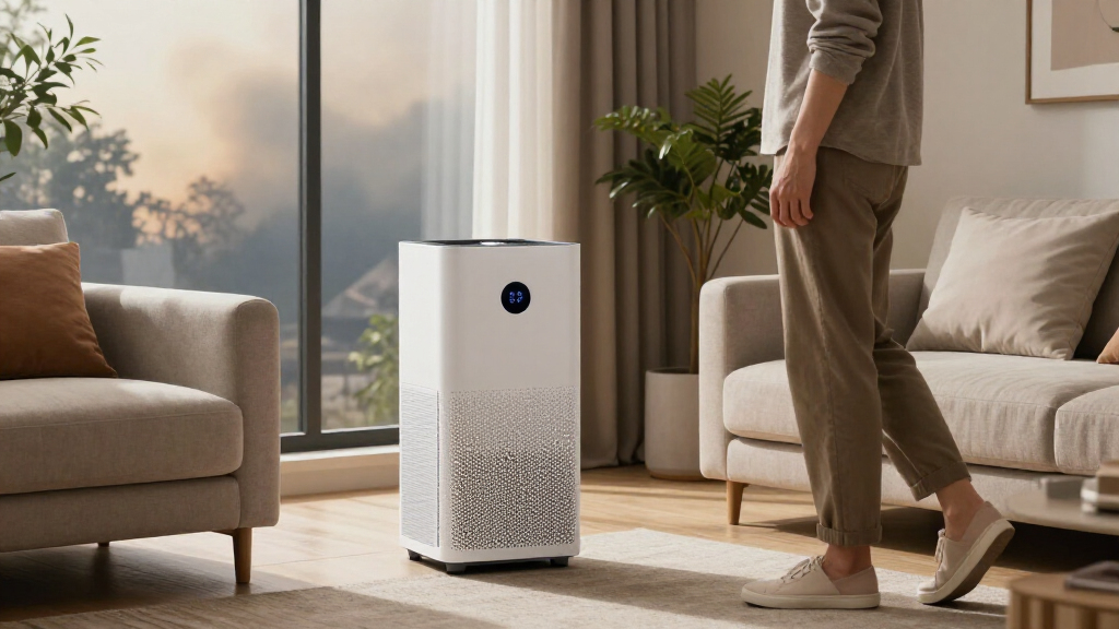 air purifier for wildfire season home