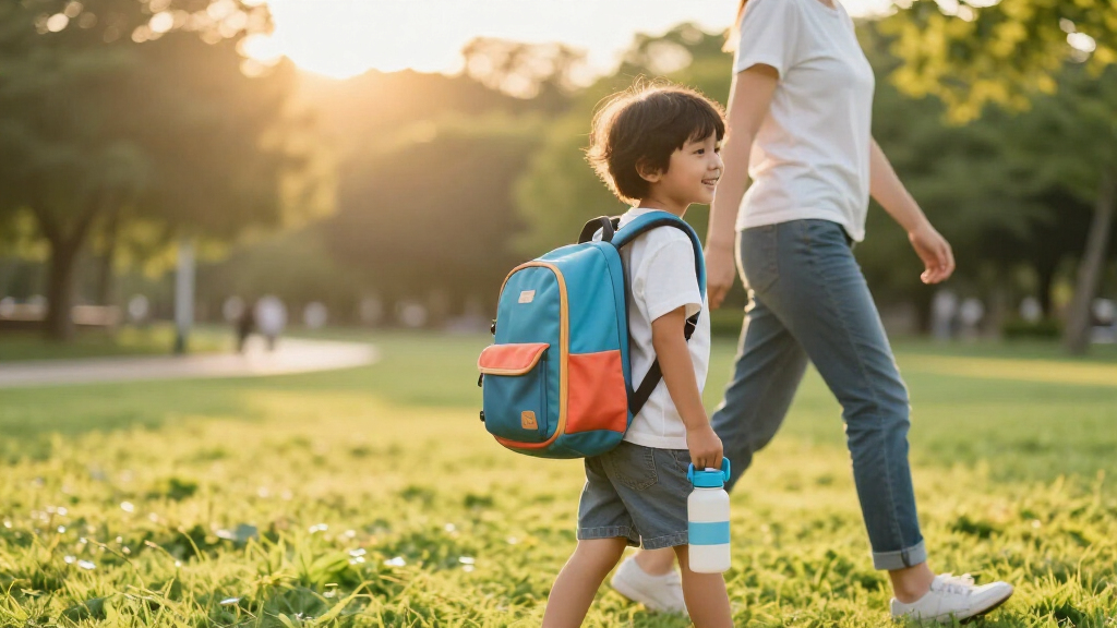 kids' backpack with laptop compartment