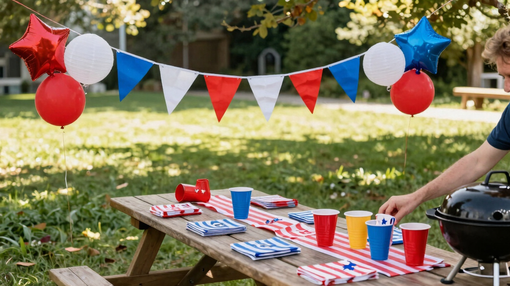 patriotic outdoor party supplies