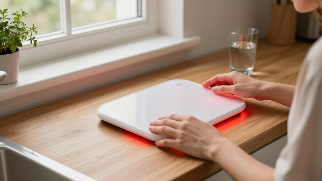 red light therapy tabletop panel