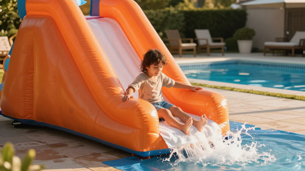 inflatable water slide