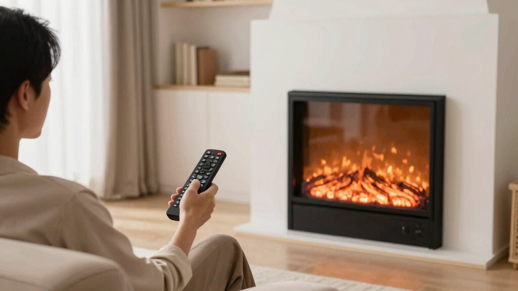 electric fireplaces with remote controls